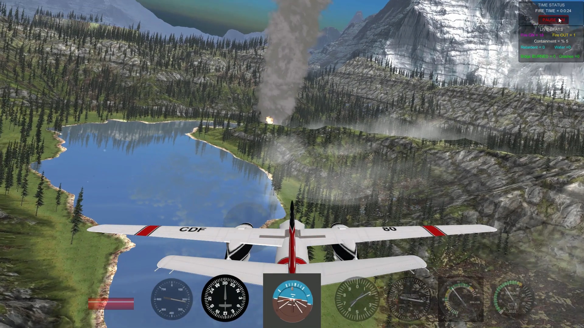 Air Attack 3.0, Aerial Firefighting Game screenshot