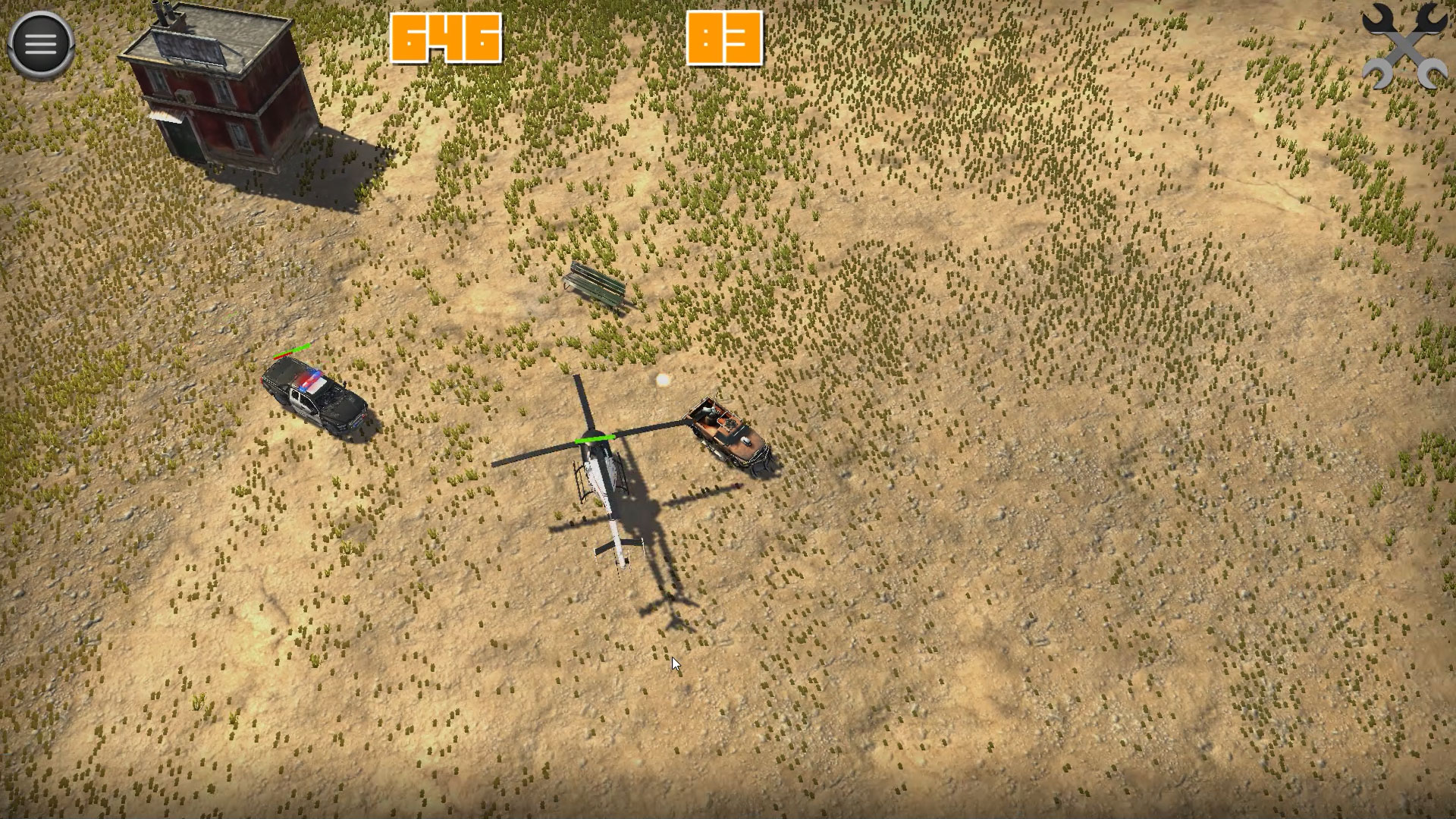 Apocalyptic cars war screenshot