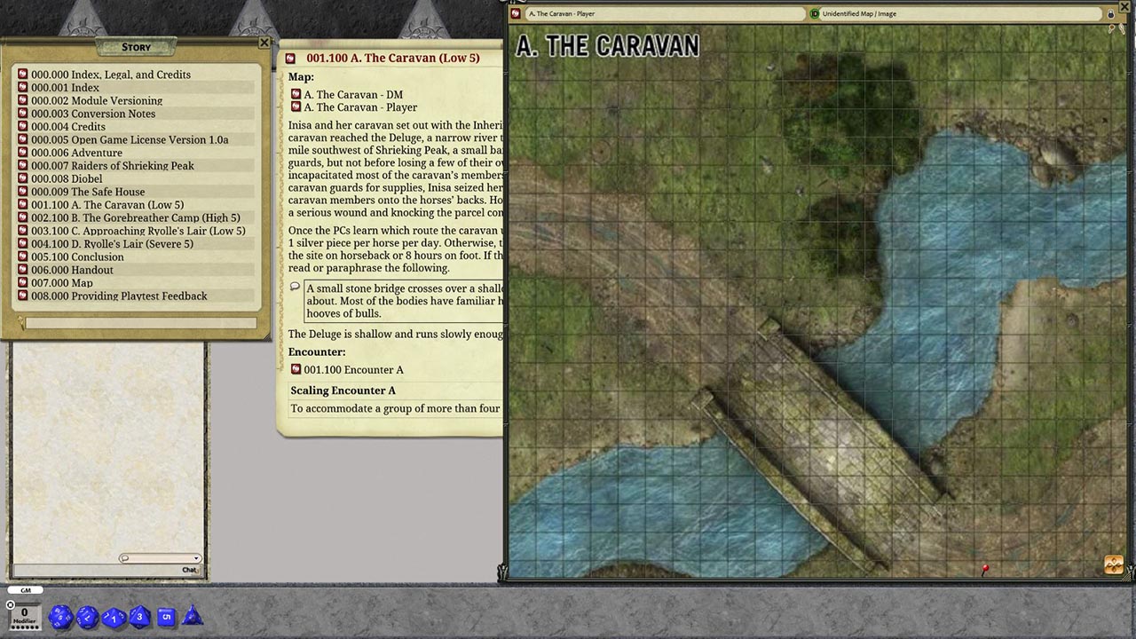 Fantasy Grounds - Pathfinder Society Playtest Scenario #2: Raiders of Shrieking Peak (PFRPG2) screenshot