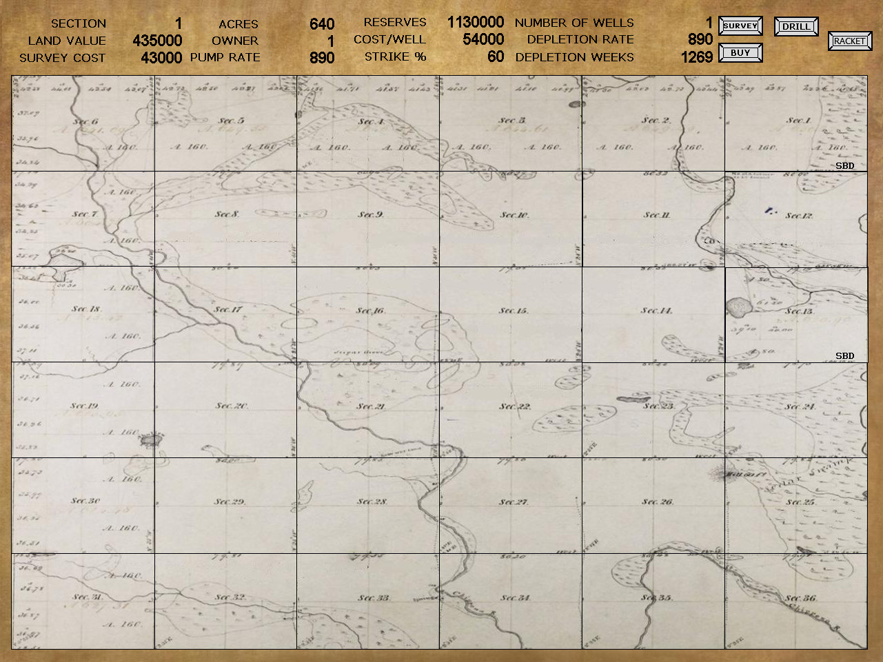 OIL PATCH SIMULATIONS screenshot