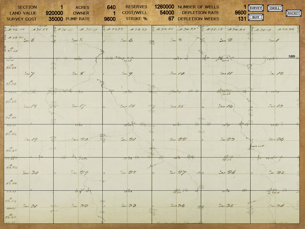 OIL PATCH SIMULATIONS screenshot