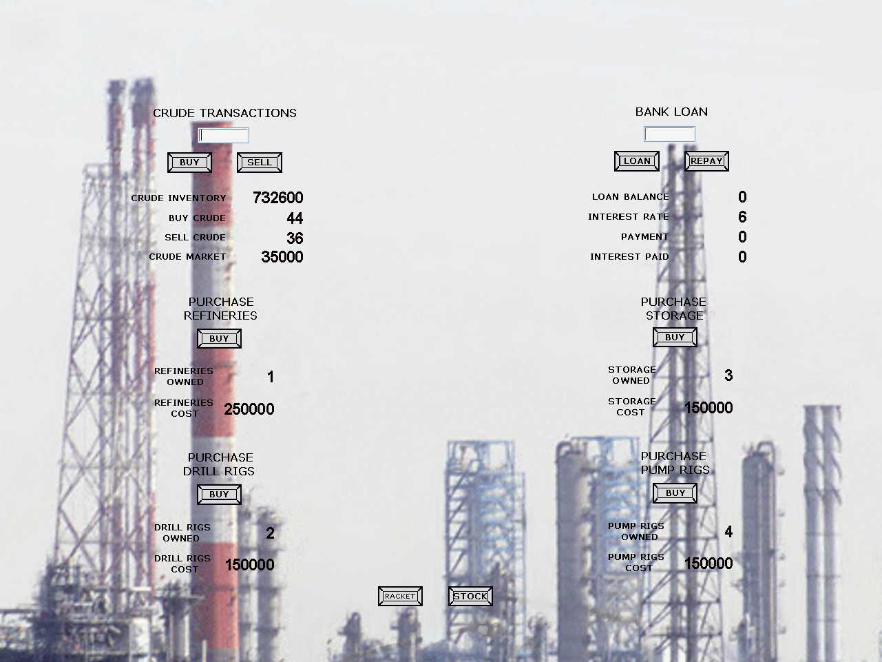 OIL PATCH SIMULATIONS screenshot
