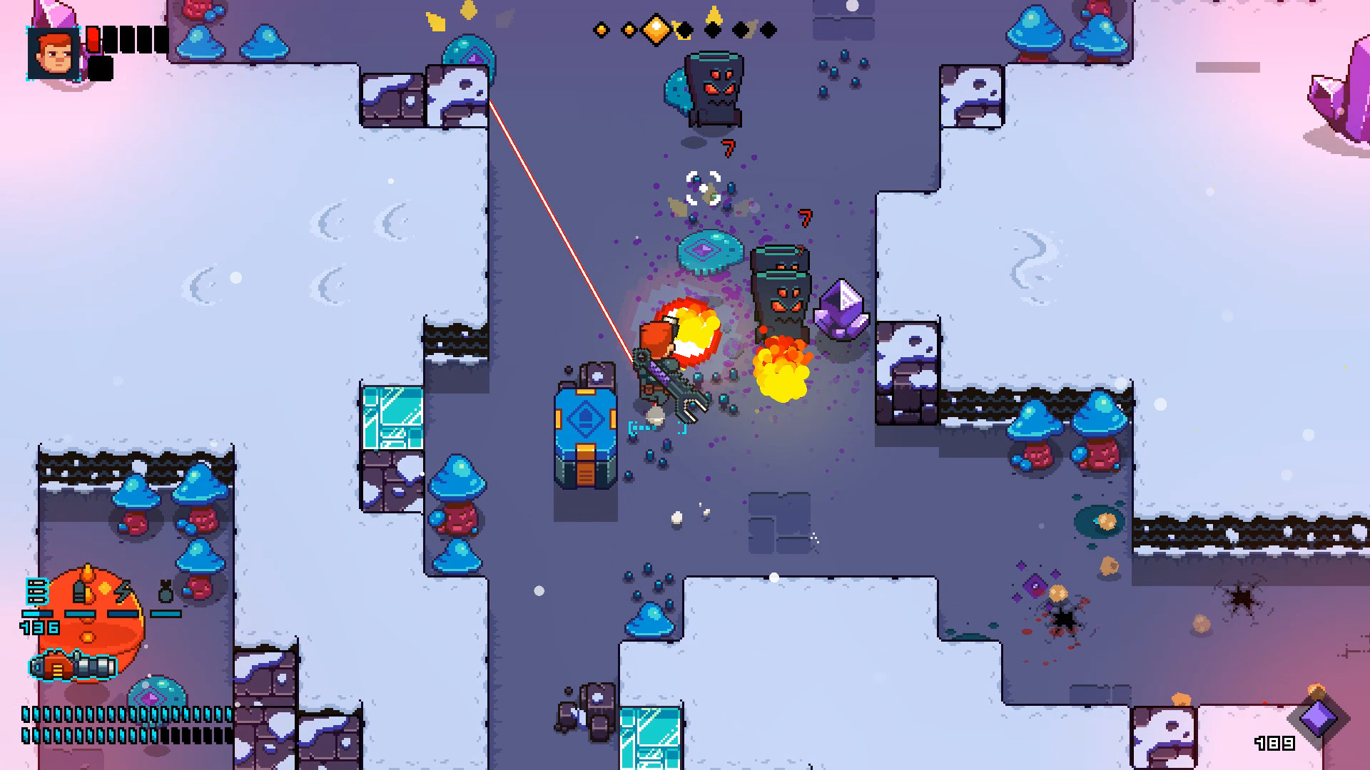 Space Robinson: Hardcore Roguelike Action screenshot