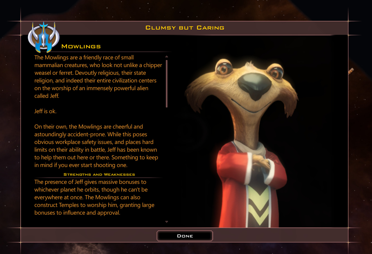 Galactic Civilizations III - Heroes of Star Control: Origins DLC screenshot
