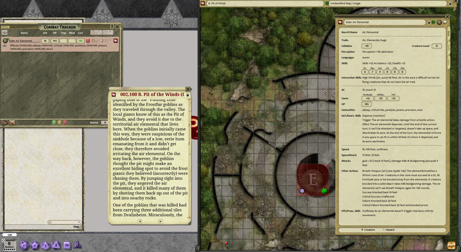 Fantasy Grounds - Pathfinder Society Playtest Scenario #4: The Frozen Oath (PFRPG2) screenshot