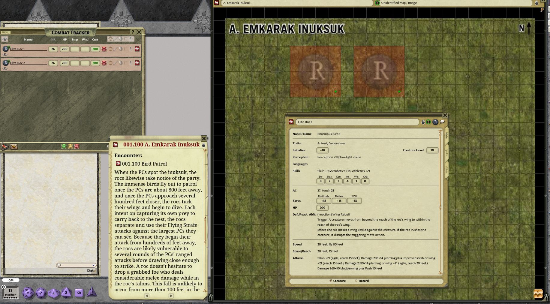 Fantasy Grounds - Pathfinder Society Playtest Scenario #4: The Frozen Oath (PFRPG2) screenshot