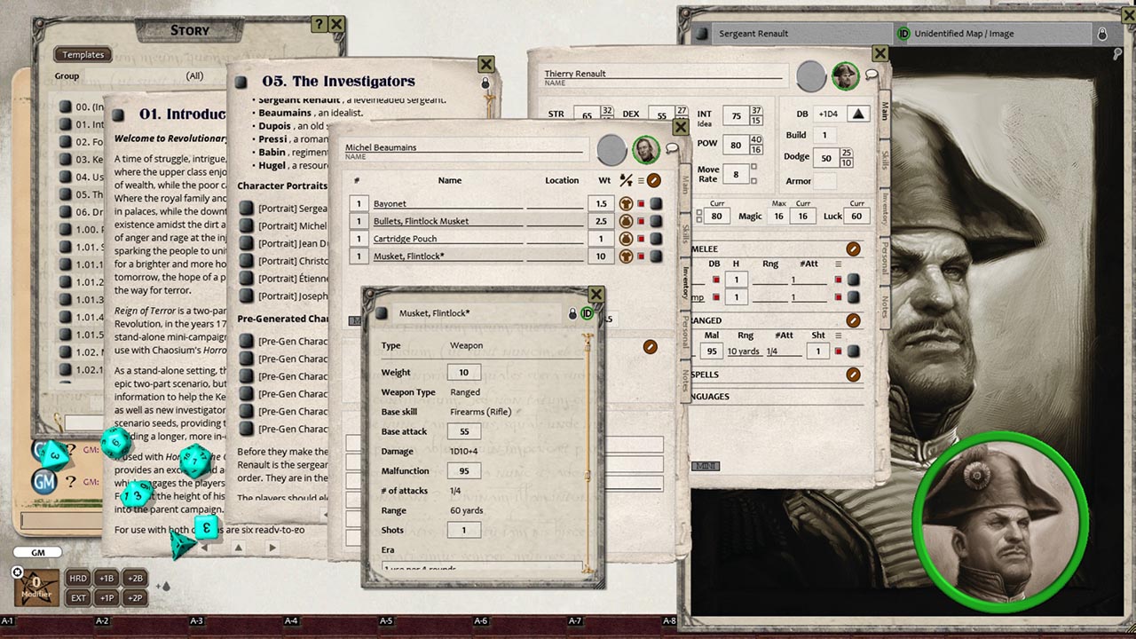 Fantasy Grounds - Reign of Terror (CoC7E) screenshot
