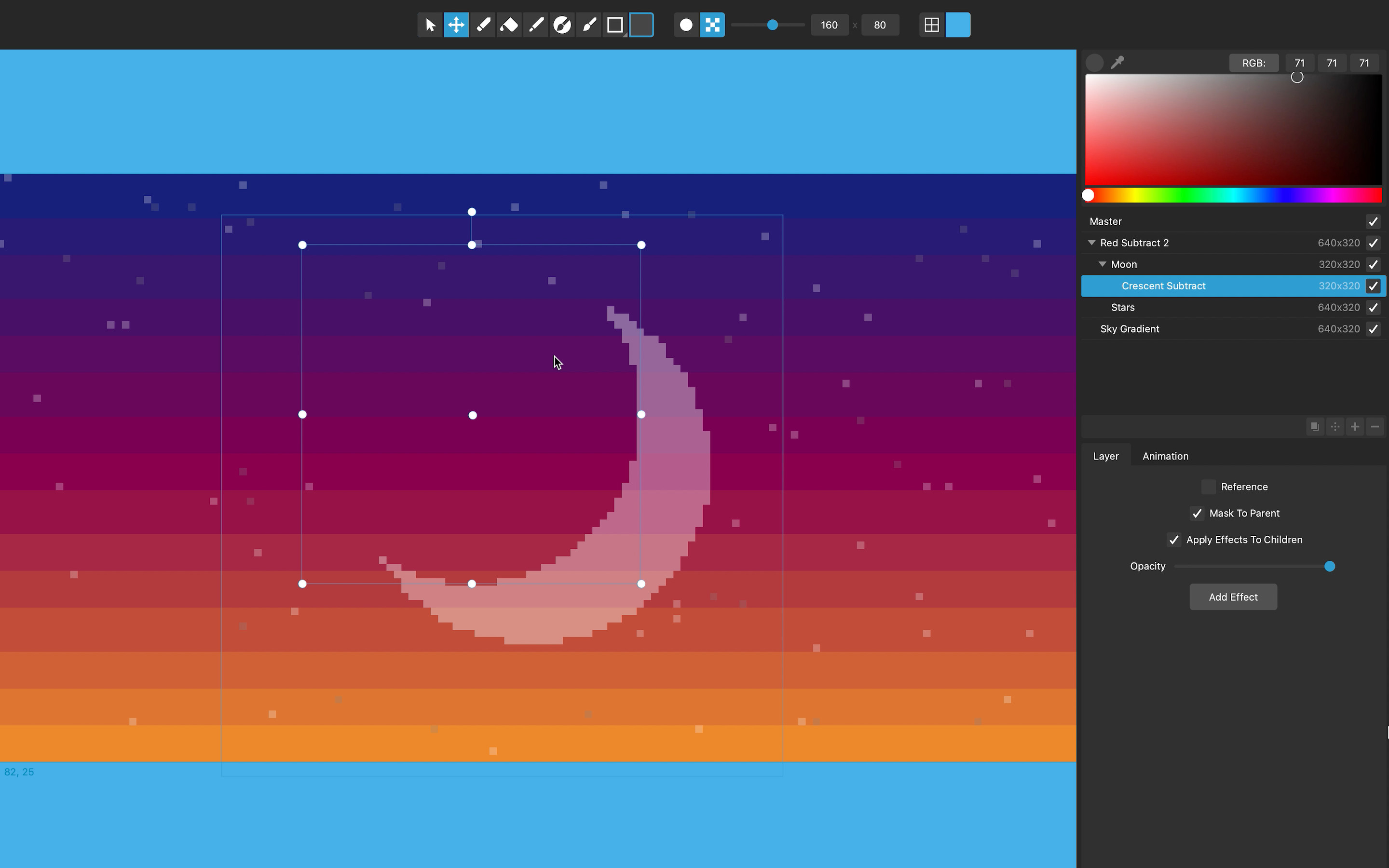 Pixelmash screenshot