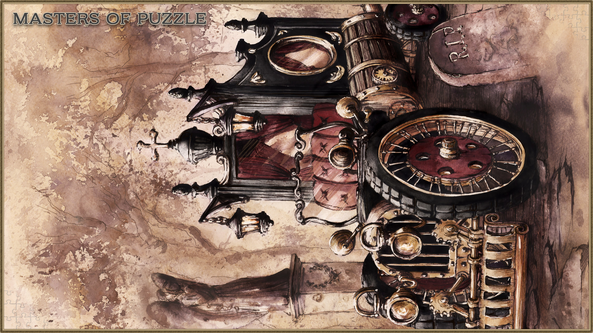 Masters of Puzzle - Steampunk Hearse screenshot