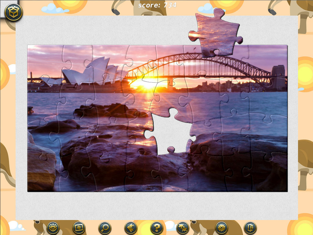 1001 Jigsaw. World Tour: Australian Puzzles screenshot
