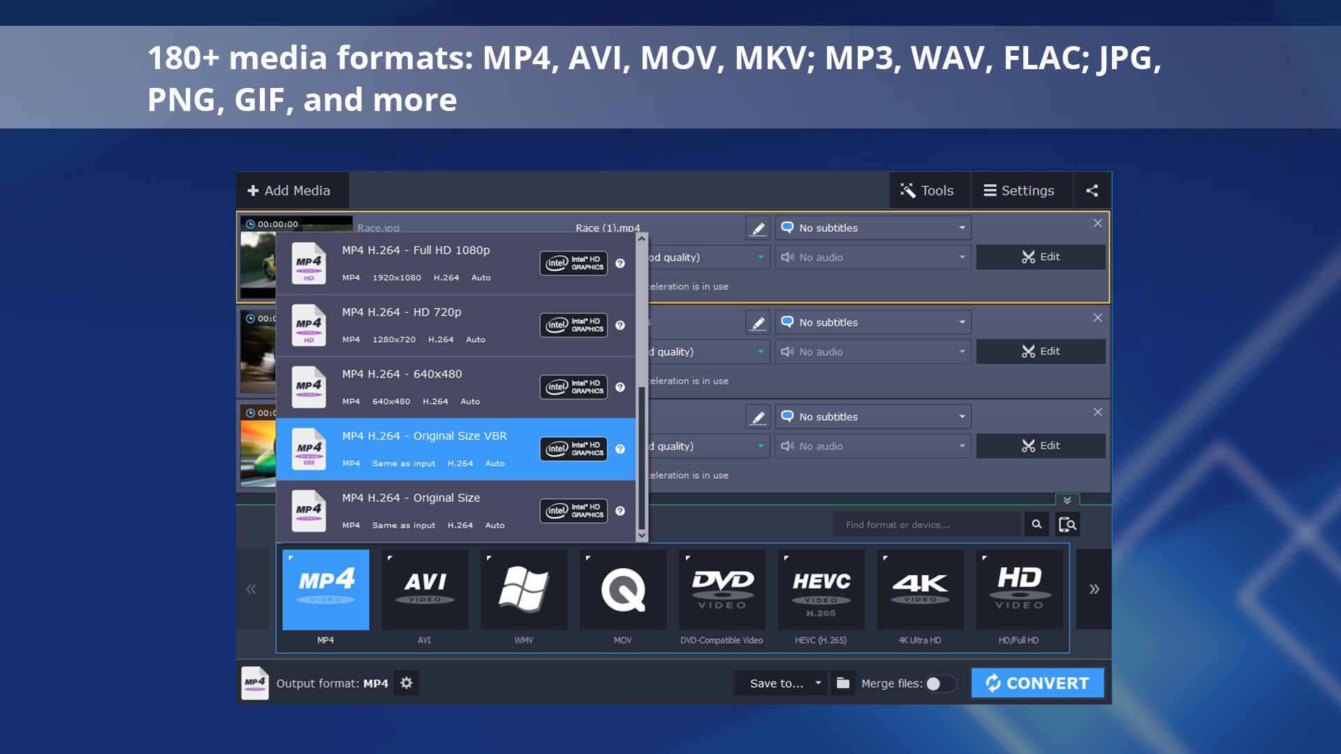 Movavi Video Converter Premium 19 screenshot