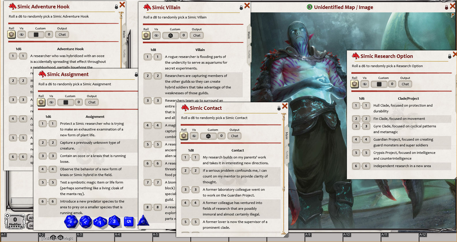 Fantasy Grounds - D&D Guildmasters' Guide to Ravnica screenshot