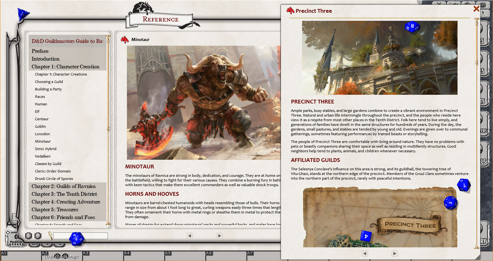 Fantasy Grounds - D&D Guildmasters' Guide to Ravnica screenshot