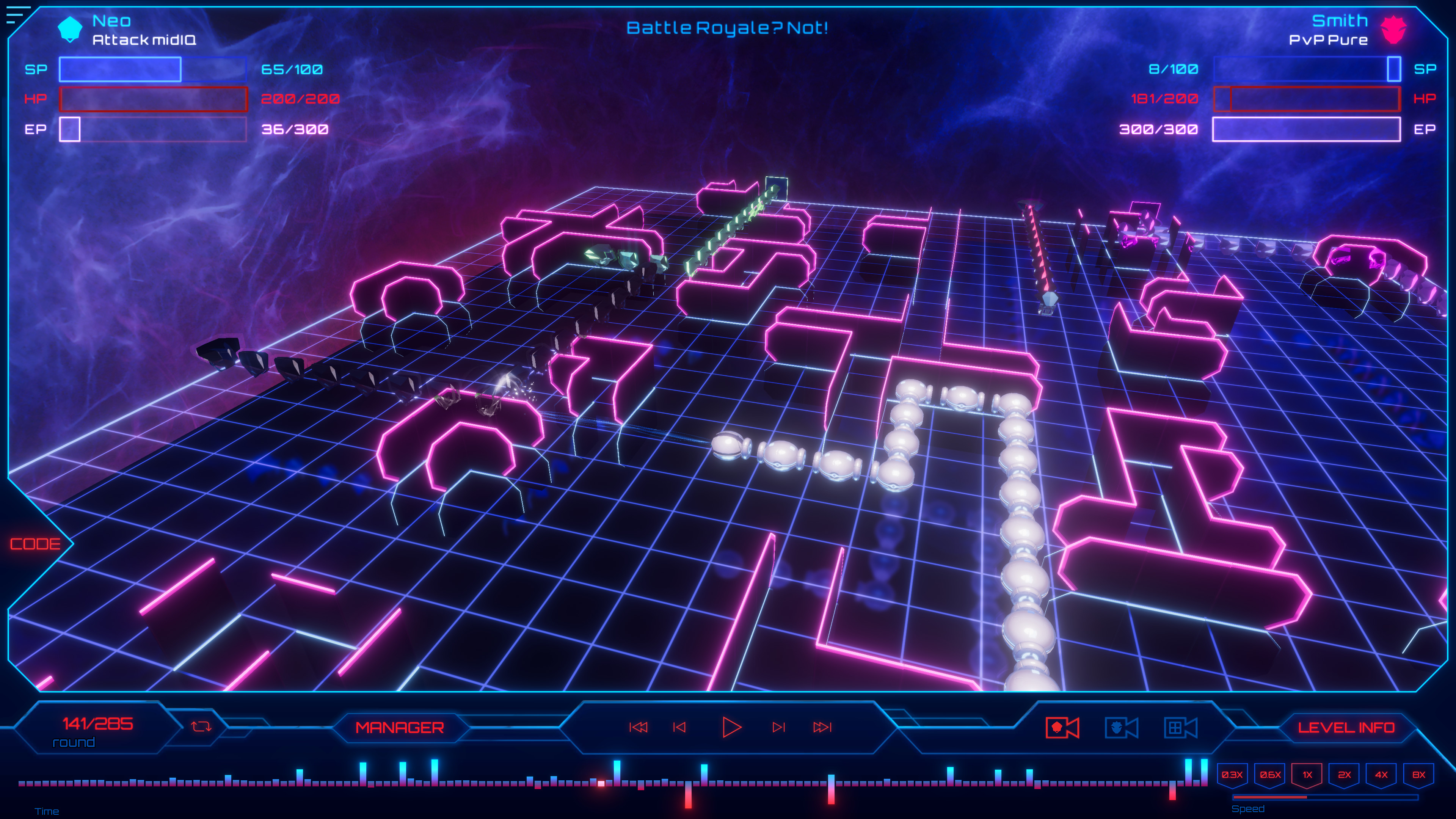 RoboSnakes: Core Wars Legacy screenshot