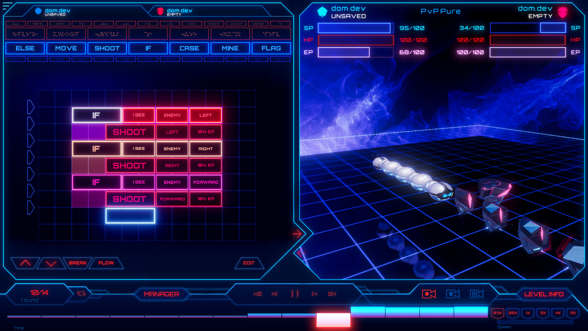 RoboSnakes: Core Wars Legacy screenshot