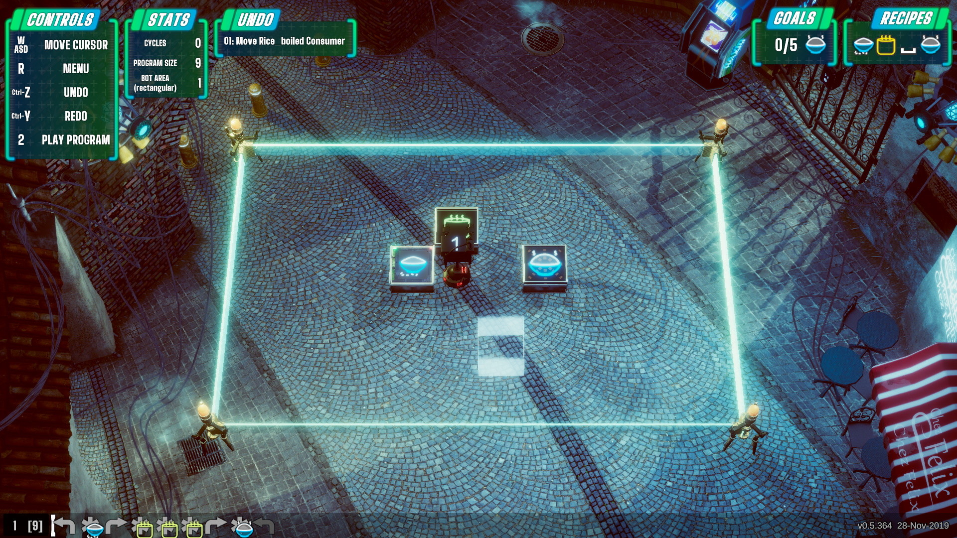 Neon Noodles - Cyberpunk Kitchen Automation screenshot