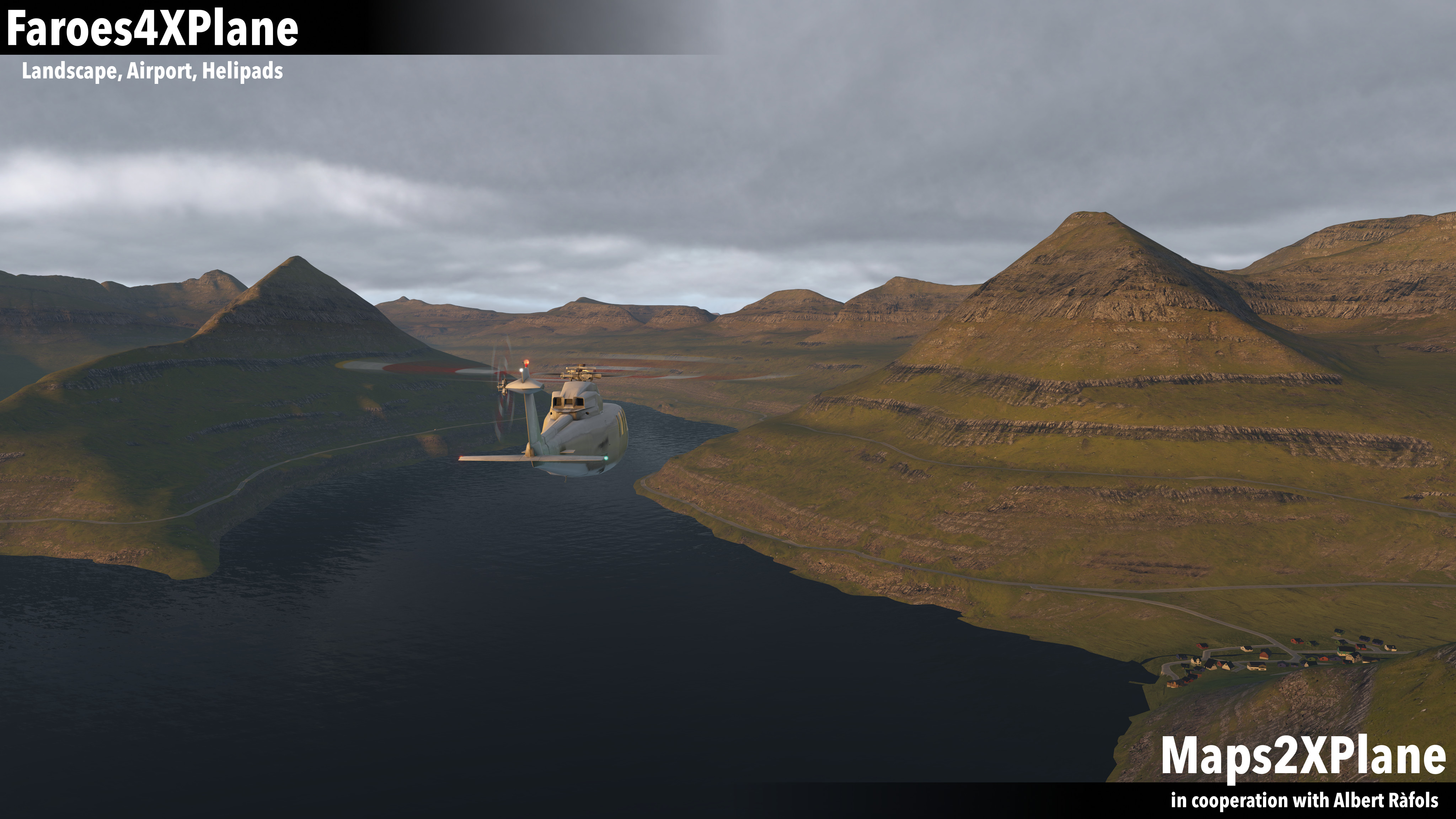 X-Plane 11 - Add-on: Aerosoft - Faroe Islands XP screenshot