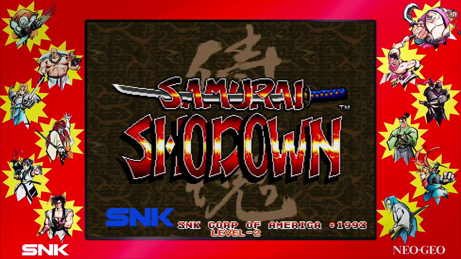 SAMURAI SHODOWN NEOGEO COLLECTION screenshot