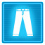 Icon for I am wearing Rohit's Impossibly Blue Pants.