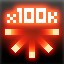 Icon for 100000 shots fired