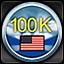 Icon for 100,000 Squadron points - American