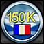 Icon for 150,000 Squadron points - French