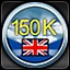 Icon for 150,000 Squadron points - British