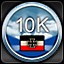 Icon for 10,000 point mission - German
