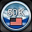 Icon for 50,000 Squadron points - American