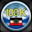 Icon for 100,000 Squadron points - German