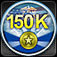 Icon for 150,000 Squadron points - US Navy