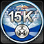 Icon for 15,000 point mission - US Navy