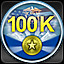 Icon for 100,000 Squadron points - US Navy