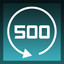 Icon for 500 attempts