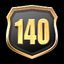 Icon for Level 140 Reached