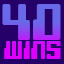 Icon for 40 Wins in the bag