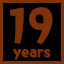 - 19 years!<br>record 19. 19 years!