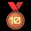 Icon for Get 10 brozne medals