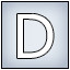 Icon for D