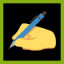 Icon for Pen in hand