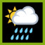 Icon for Rainy Cloud Sun