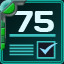 Icon for Quiz: 75 correct answers
