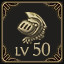 Icon for Reach Lvl 50 with a character
