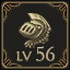 Icon for Reach Lvl 56 with a character