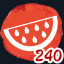 Icon for Eating a slice of watermelon 240 Complete