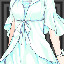 Bluish-white Dress