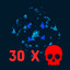 Icon for Die 30 times to gravity.
