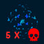 Icon for Die 5 times to gravity.