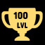 Icon for Finish 100th level.