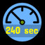 Icon for Slow down 240 sec